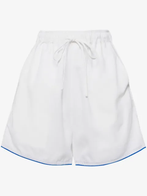 Bambah Hibiscus linen shorts