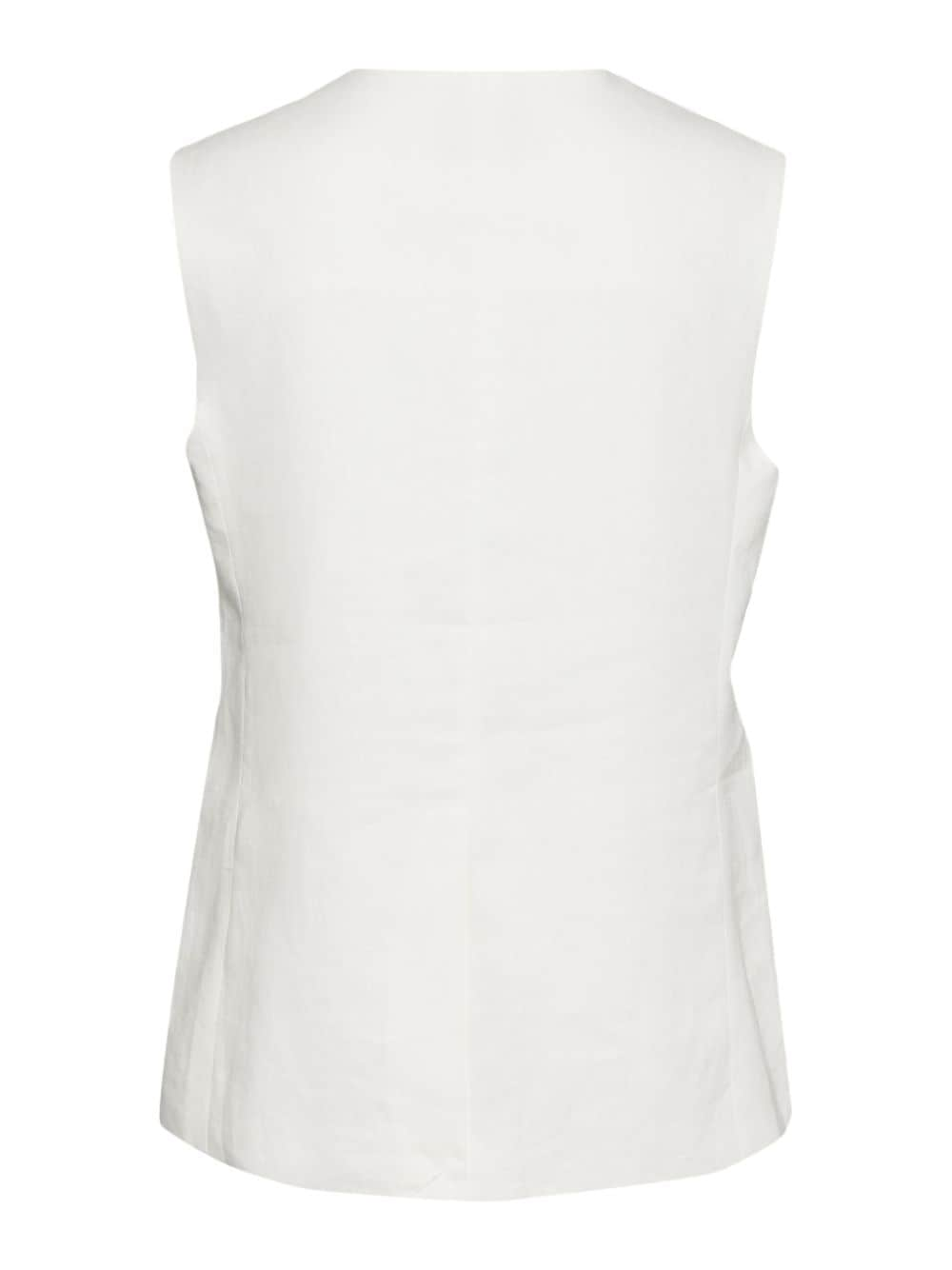 Shop Bambah White Alice Waistcoast