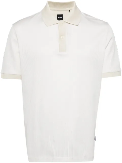 BOSS regular-fit knit polo shirt