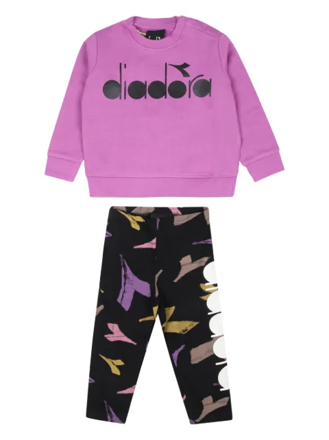 Diadora Junior logo-print tracksuit