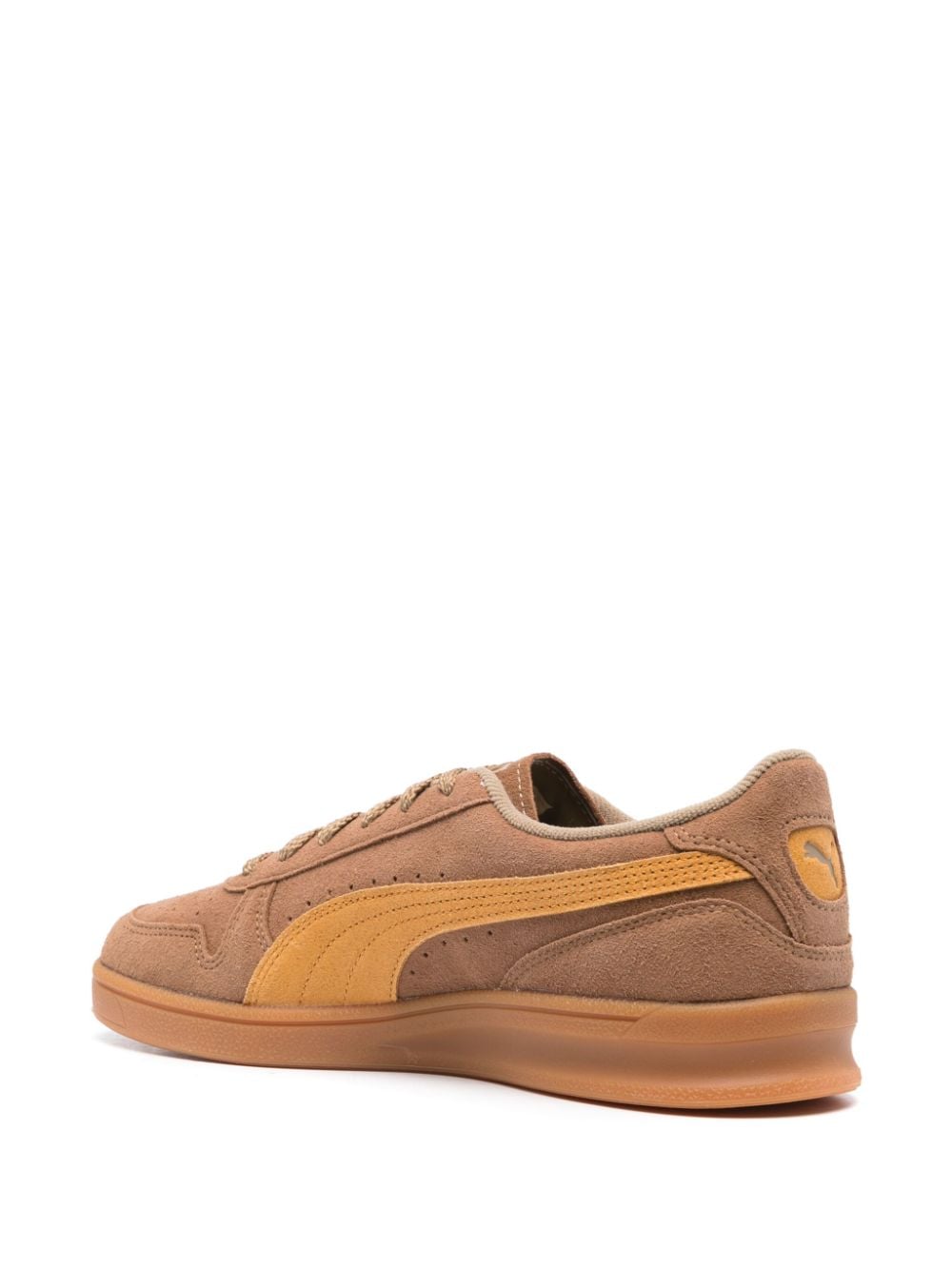 Shop Puma Indoor R-suede Sneakers In Brown