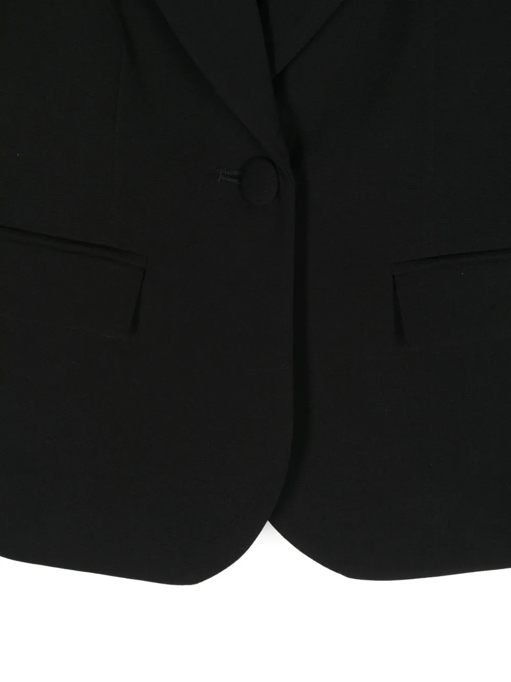 TWINSET Kids Gilet met enkele rij knopen Zwart