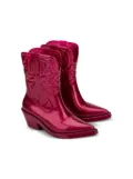 Mini Melissa glitter ankle books - Pink