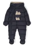 Il Gufo teddy bear-detailed snowsuit set - Blue