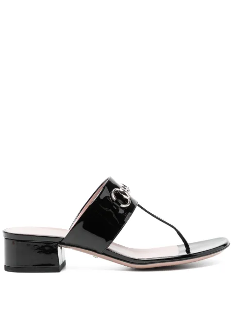 Gucci 35mm horsebit sandals