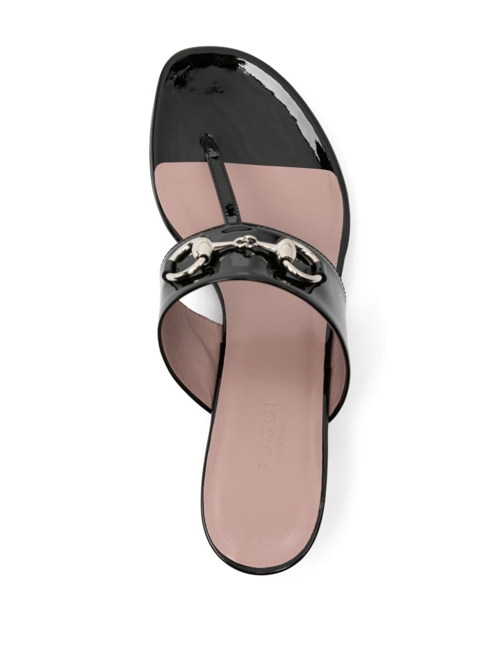 Gucci Horsebit sandalen Zwart