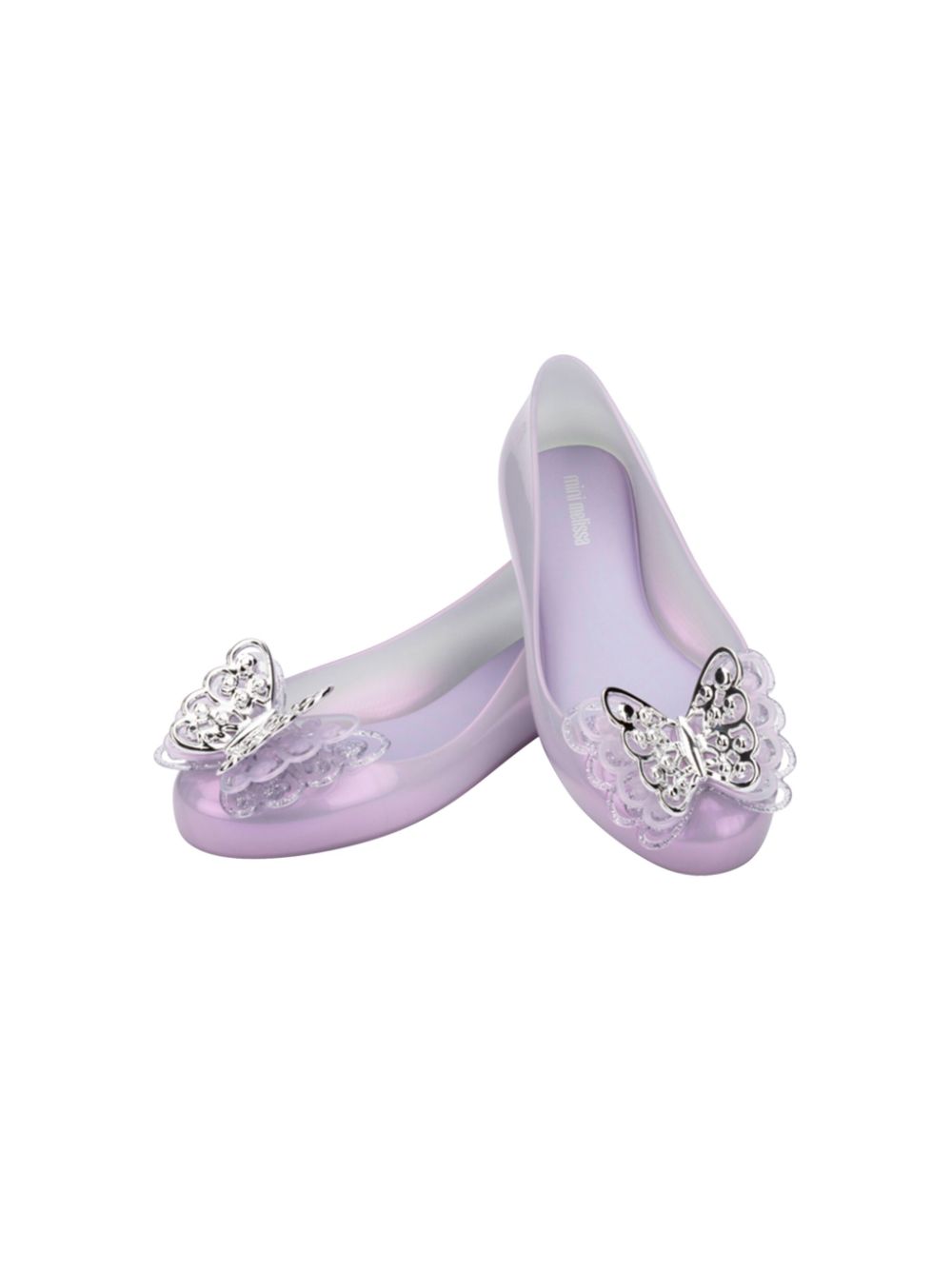 Mini Melissa Sweet Love Fly II ballerina's - Paars