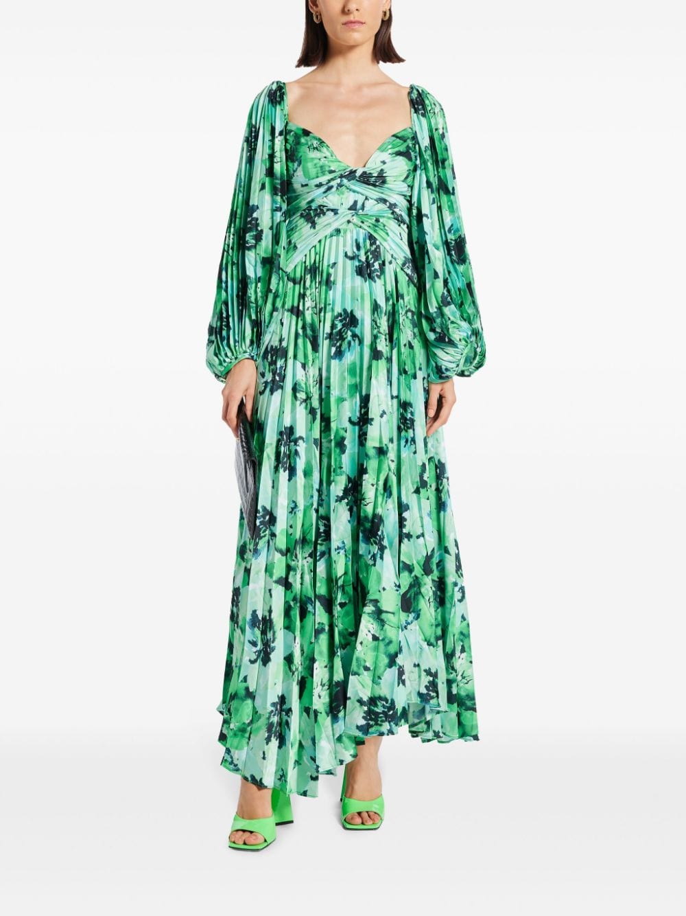 Acler Larimer dress - Groen