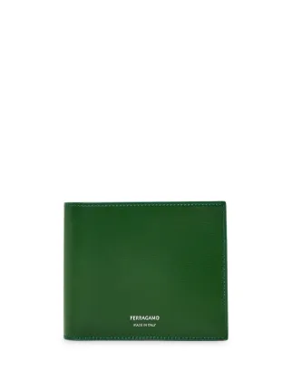 ★Ferragamo★ グリーン Gancini 財布 フェラガモ 二つ折り財布/ミニ財布 財布 レディース ガンチーニ