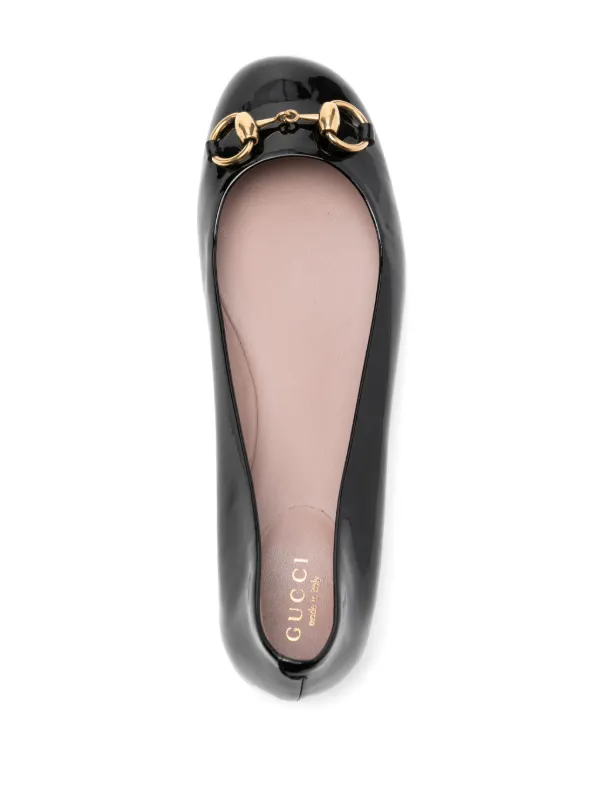 Gucci Horsebit Ballerina Shoes Black FARFETCH BE