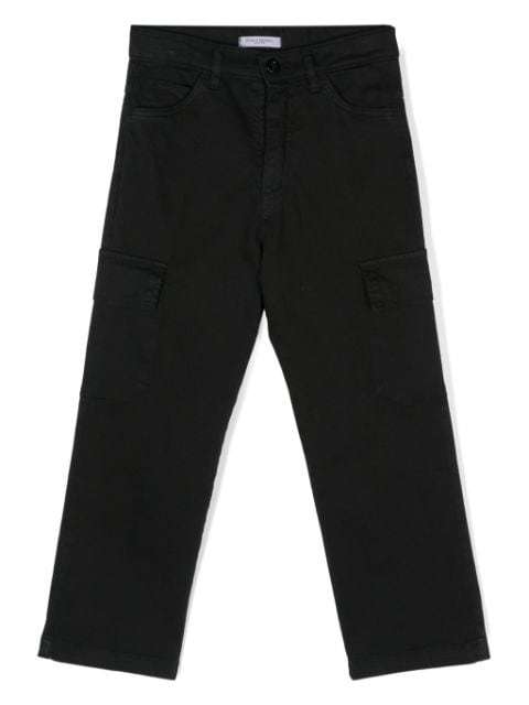 Paolo Pecora Kids logo-tag cargo pants