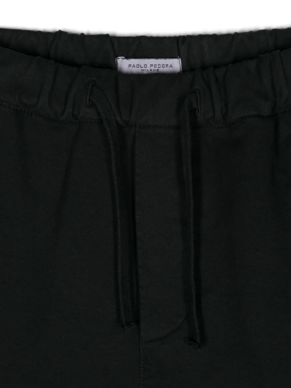 Paolo Pecora Kids Chino met logo Zwart