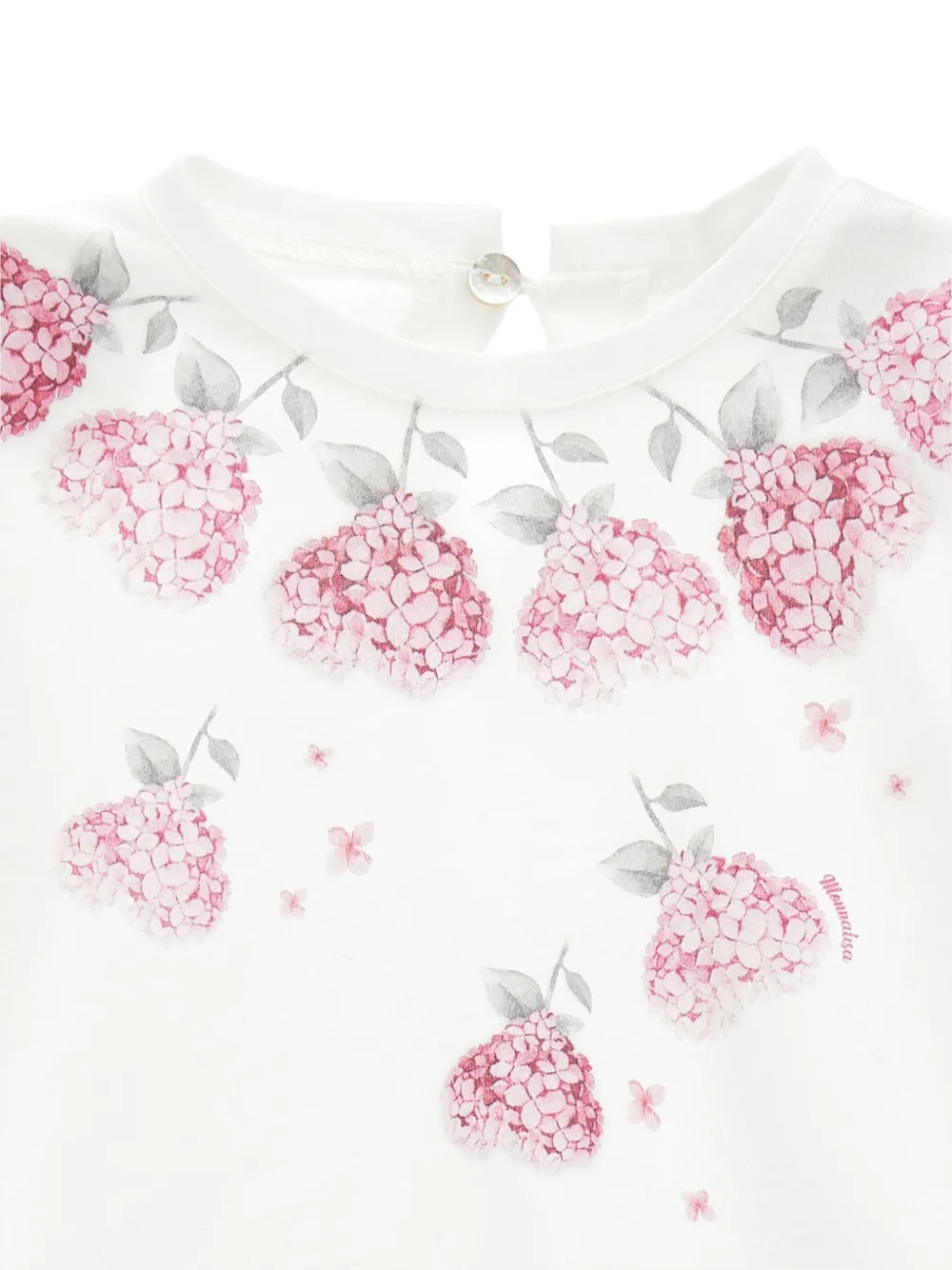 Monnalisa Jersey broek met bloemenprint Roze