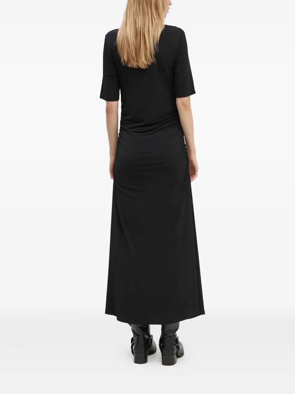 Gestuz MailyGZ maxi-jurk met korte mouwen Zwart