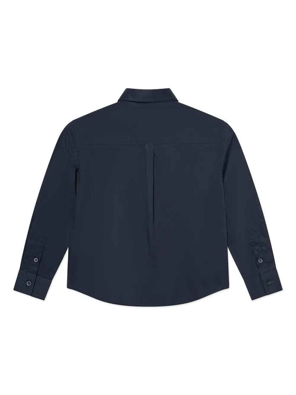 emporioarmanikids Emporio Armani Kids Button-up shirt met geborduurd logo - Blauw