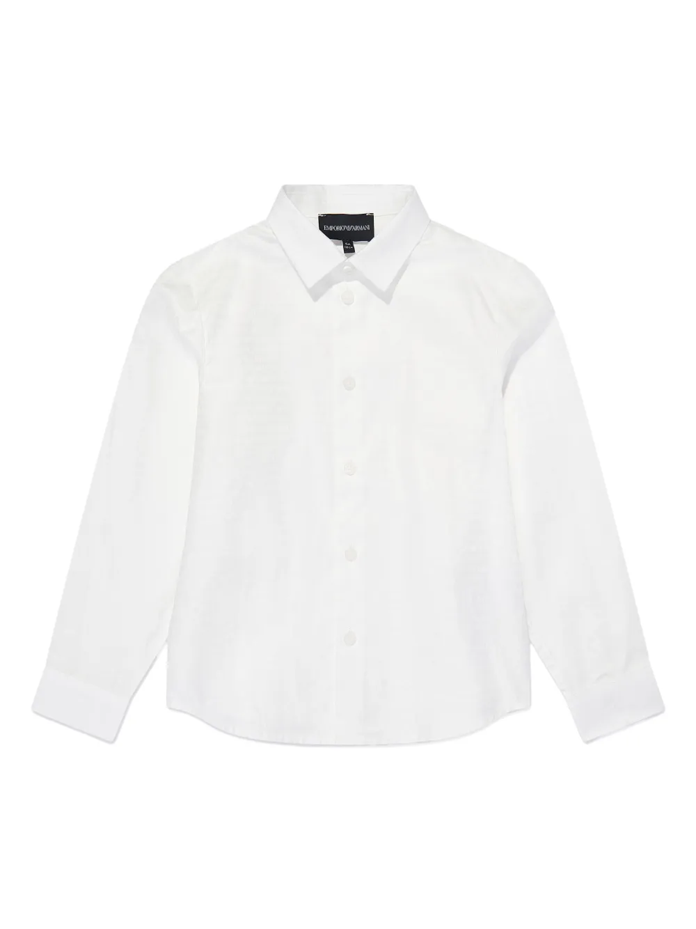 Emporio Armani Kids Button Up Shirt White