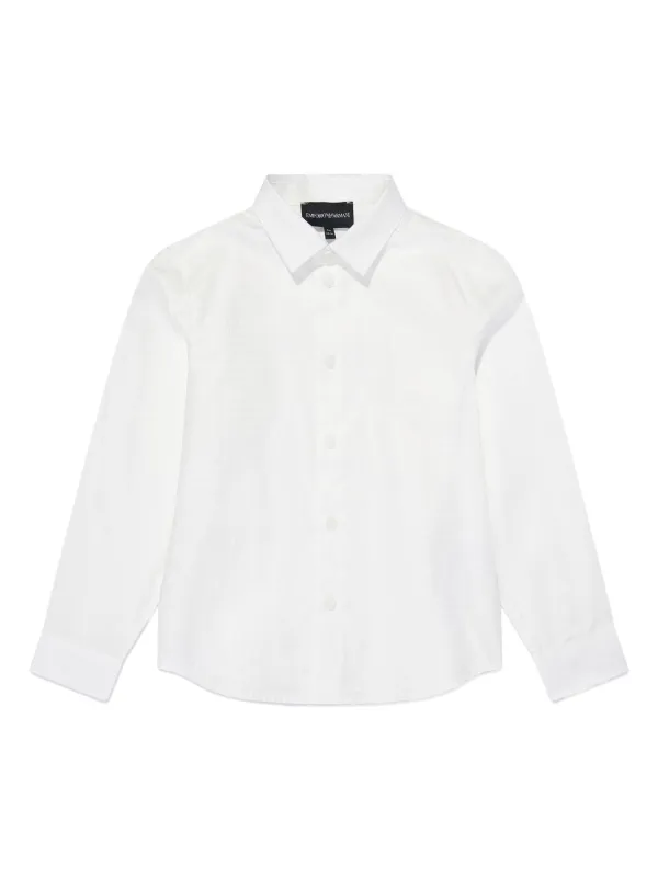 Emporio Armani Kids ボタン シャツ | ホワイト | FARFETCH JP