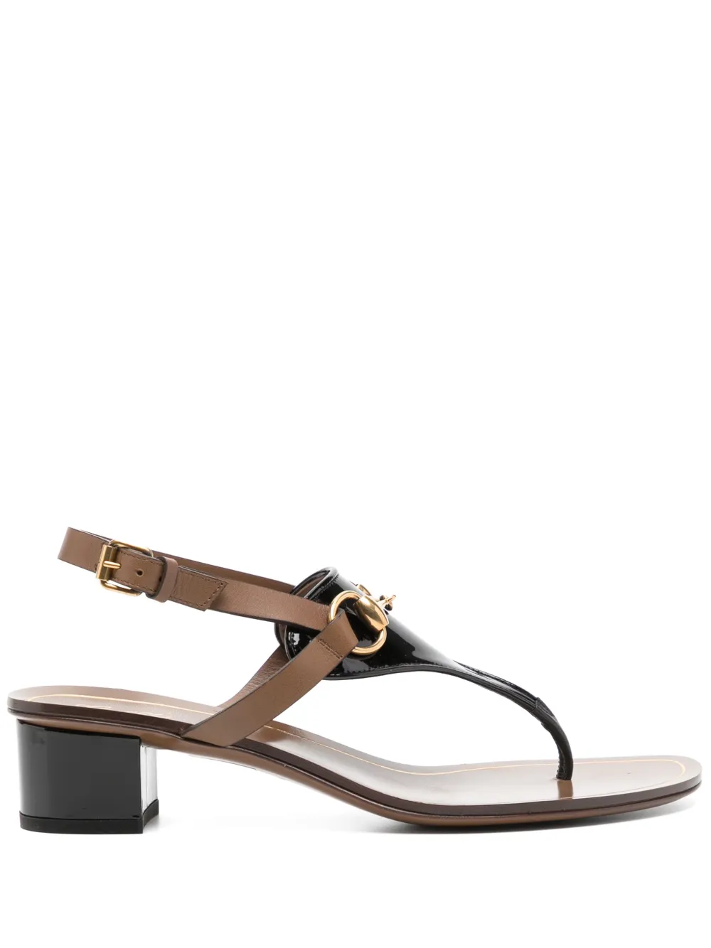 Gucci Horsebit sandalen Zwart