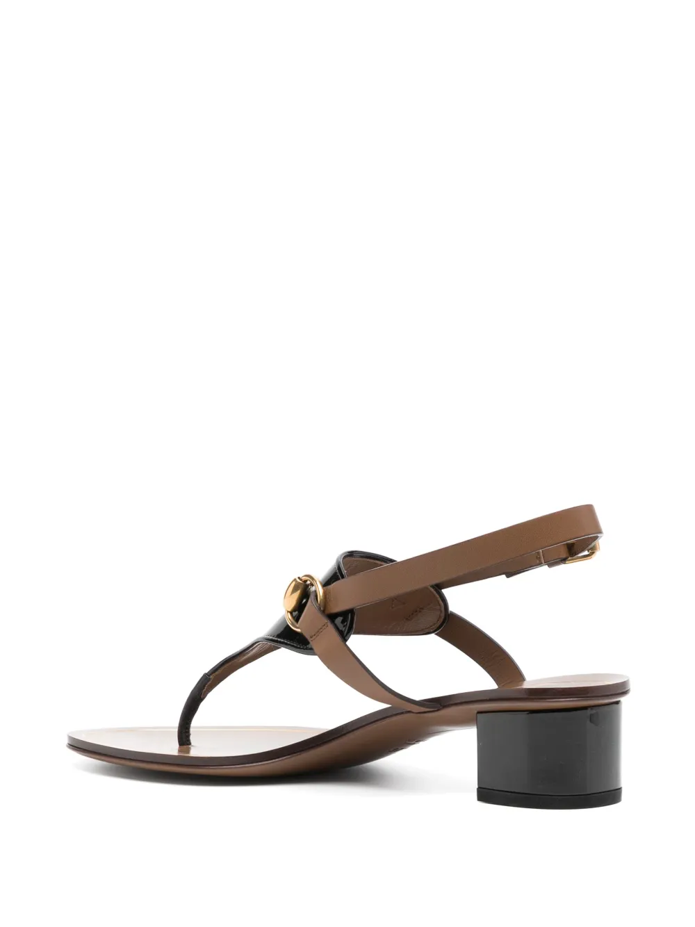 Gucci Horsebit sandalen Zwart