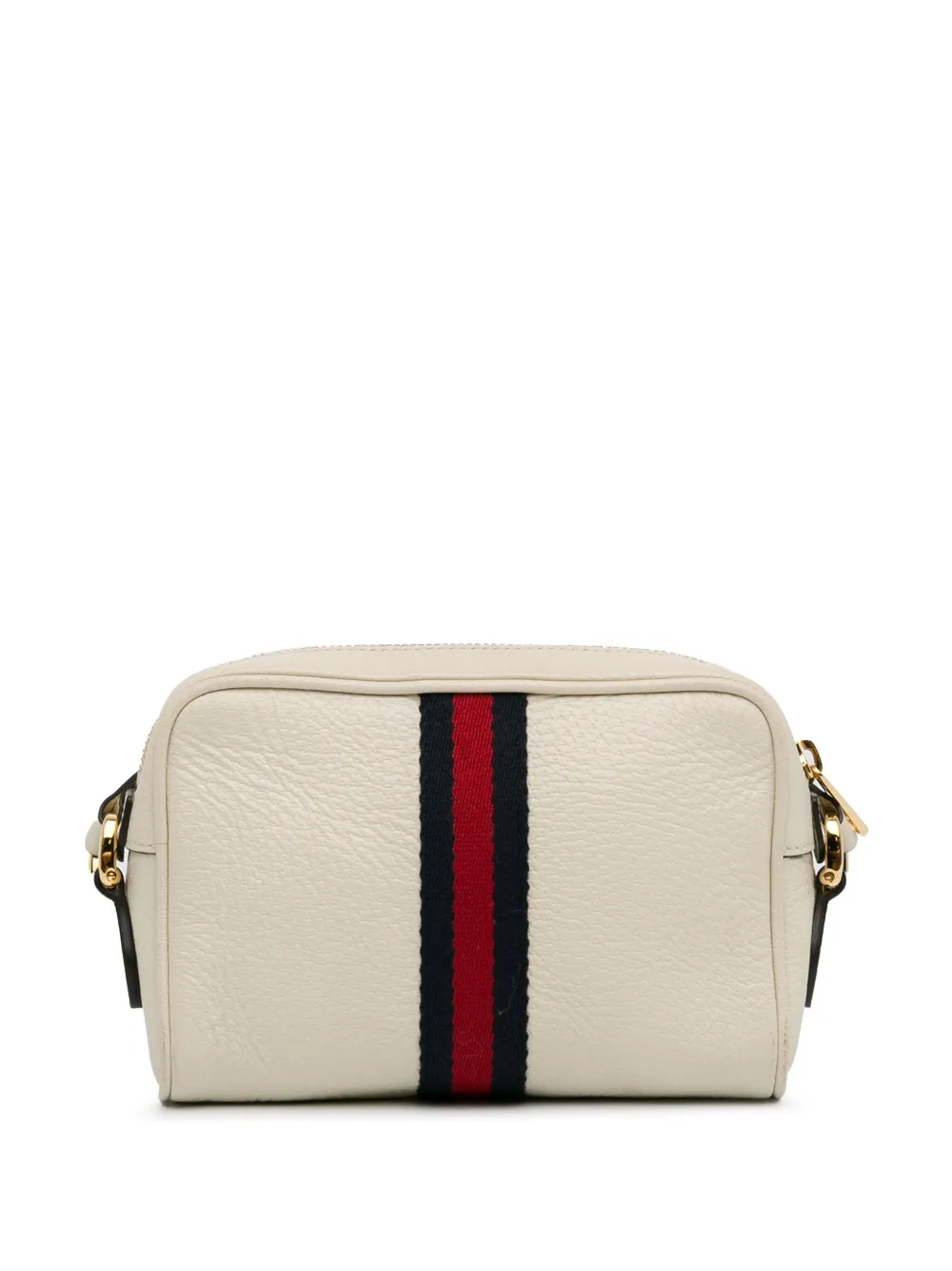 Gucci Pre-Owned 2016-2023 Mini Leather Ophidia crossbody bag - Wit