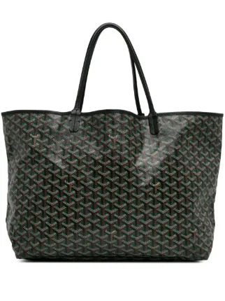 Goyard Pre Owned 2018 Goyardine Claire Voie Saint Louis PM Tote Bag Black FARFETCH GE
