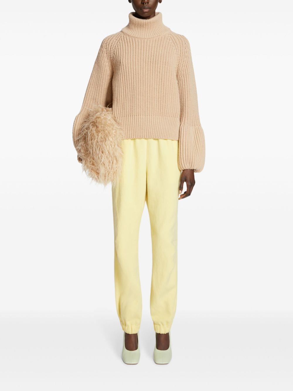 DRIES VAN NOTEN Oversized trui - Beige