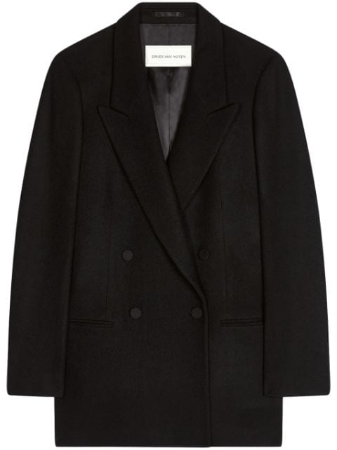 DRIES VAN NOTEN double breasted blazer