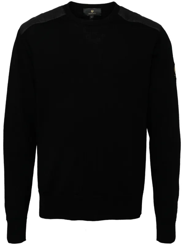 Belstaff Wool Jumper Black FARFETCH NZ