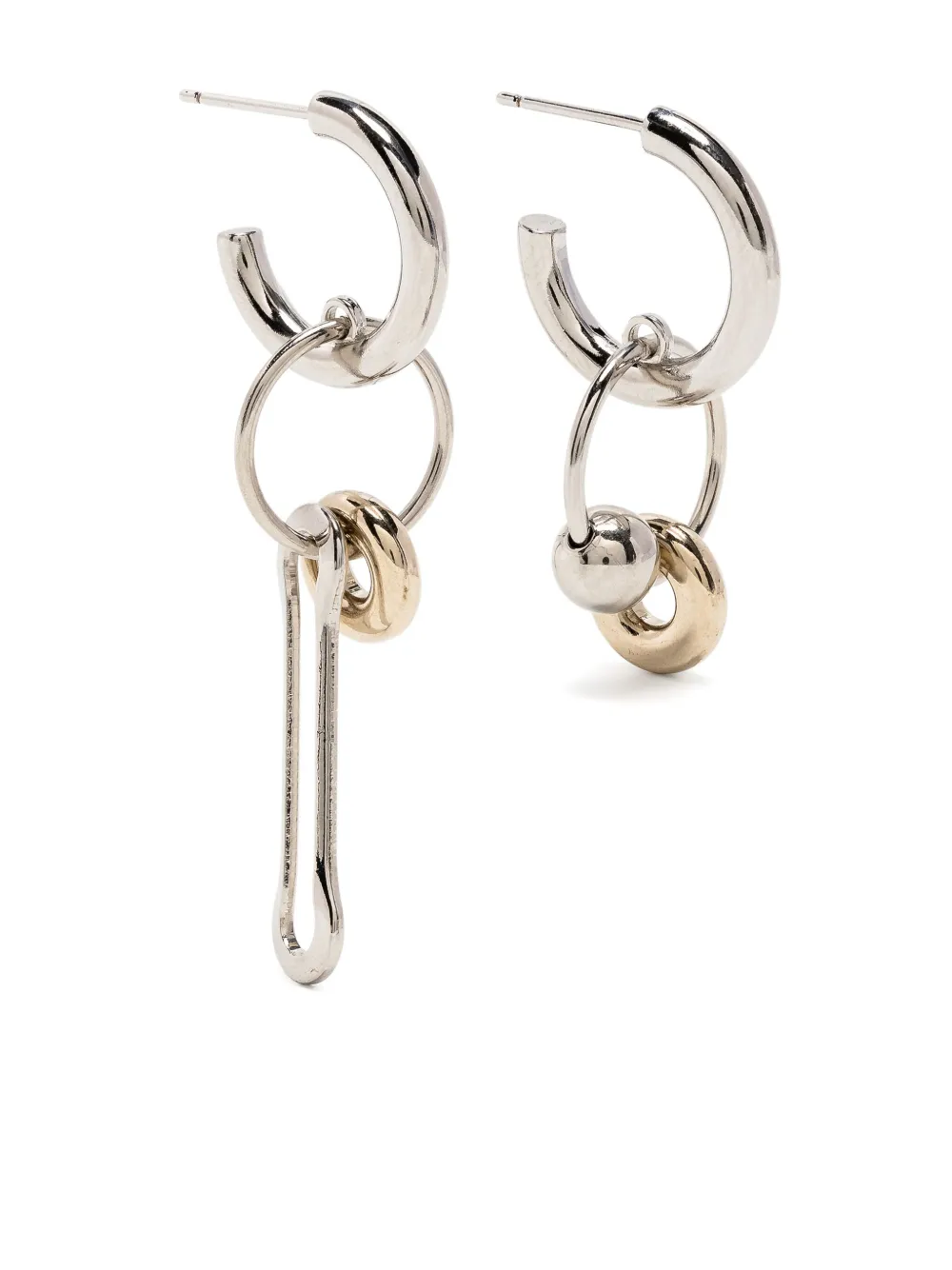 Justine Clenquet Lea ピアス - シルバートーン Justine Clenquet Lea ピアス - シルバートーン