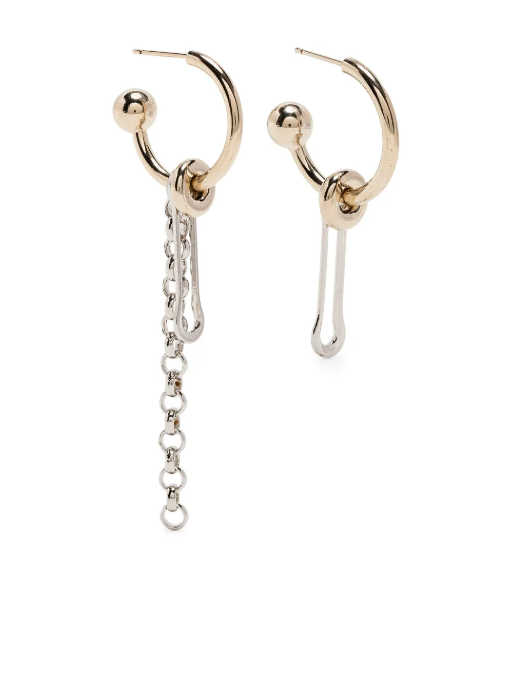 Justine Clenquet Mara ピアス - シルバートーン Justine Clenquet Mara ピアス - シルバートーン
