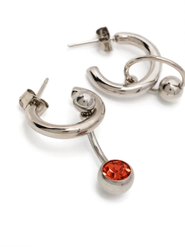 激安直営店 | ピアス Frankie Clenquet Justine シルバートーン JP FARFETCH | アクセサリー