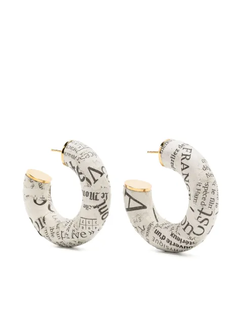d'heygere Press Hoops earrings