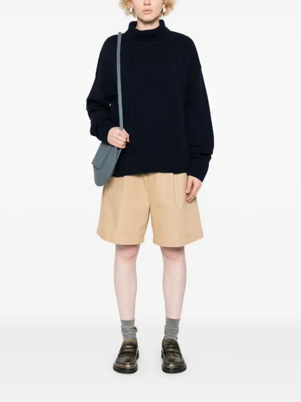 AMI Paris Turtleneck Sweater | Blue | FARFETCH