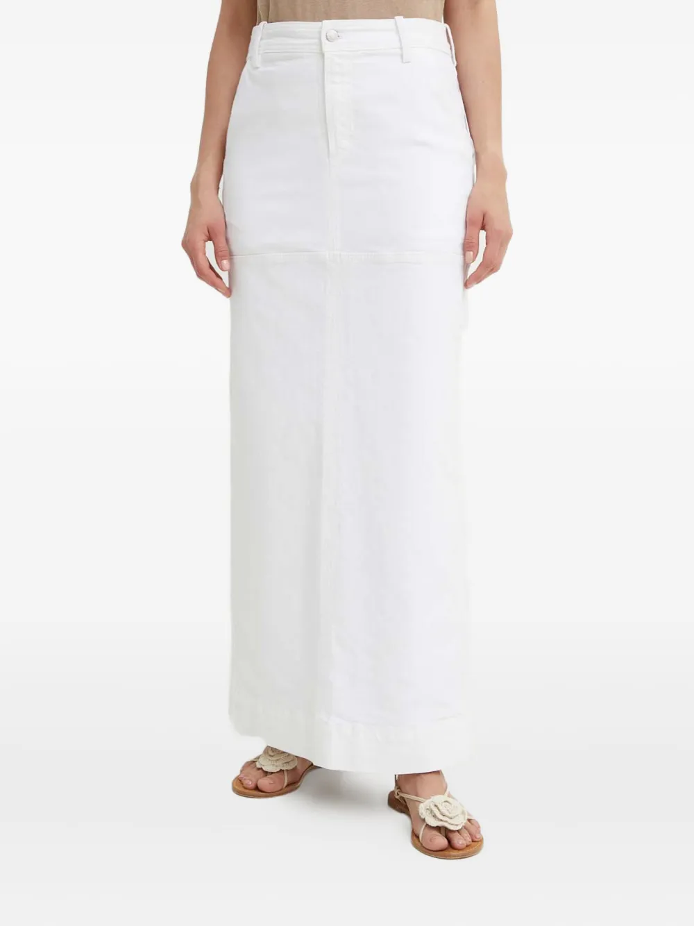 A.L.C. Hunter denim maxi skirt | White | Image 1