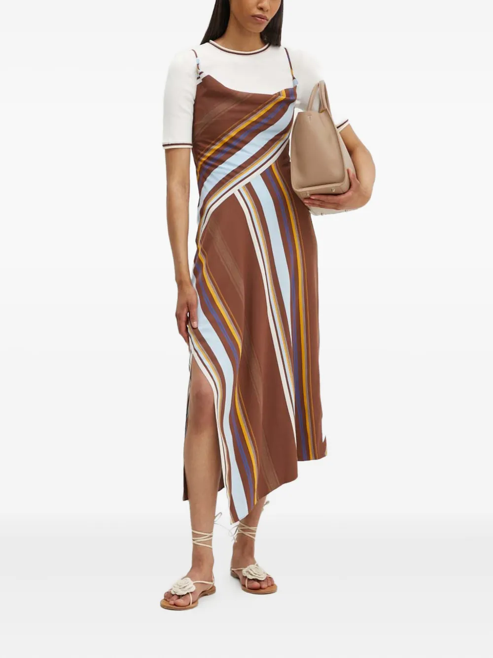 A.L.C. Lauren cowl-neck striped dress | Day Dresses | Image 2