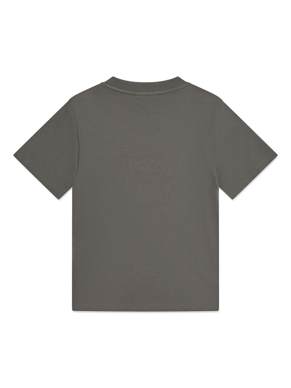 Emporio Armani Kids Katoenen T-shirt met logo van stras - Groen