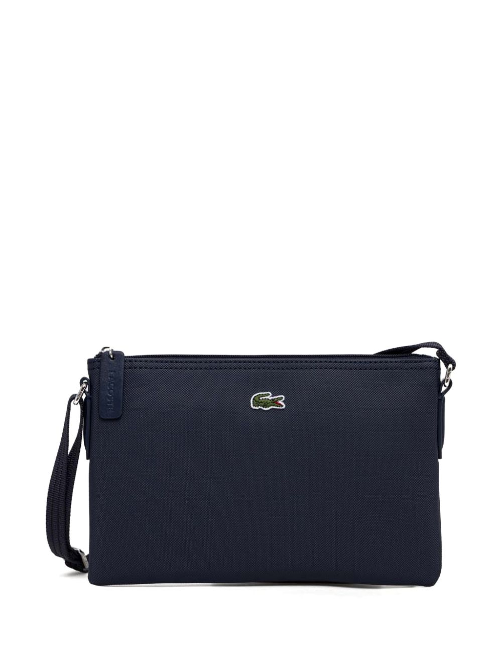 Lacoste logo-patch crossbody bag - Blue