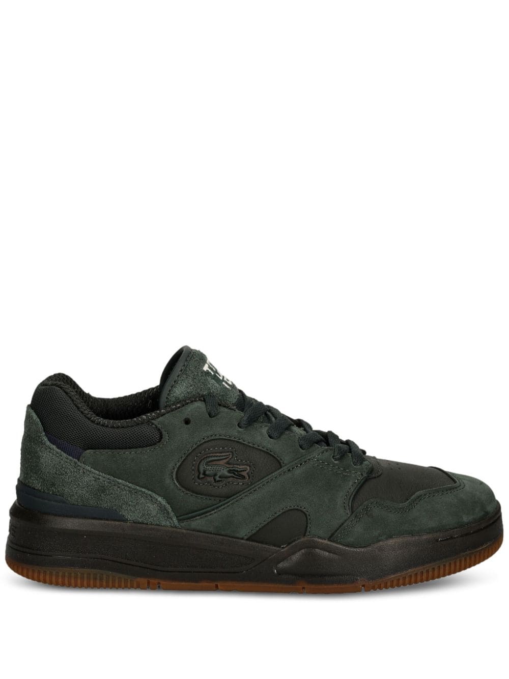 Lacoste suede low-top sneakers Green