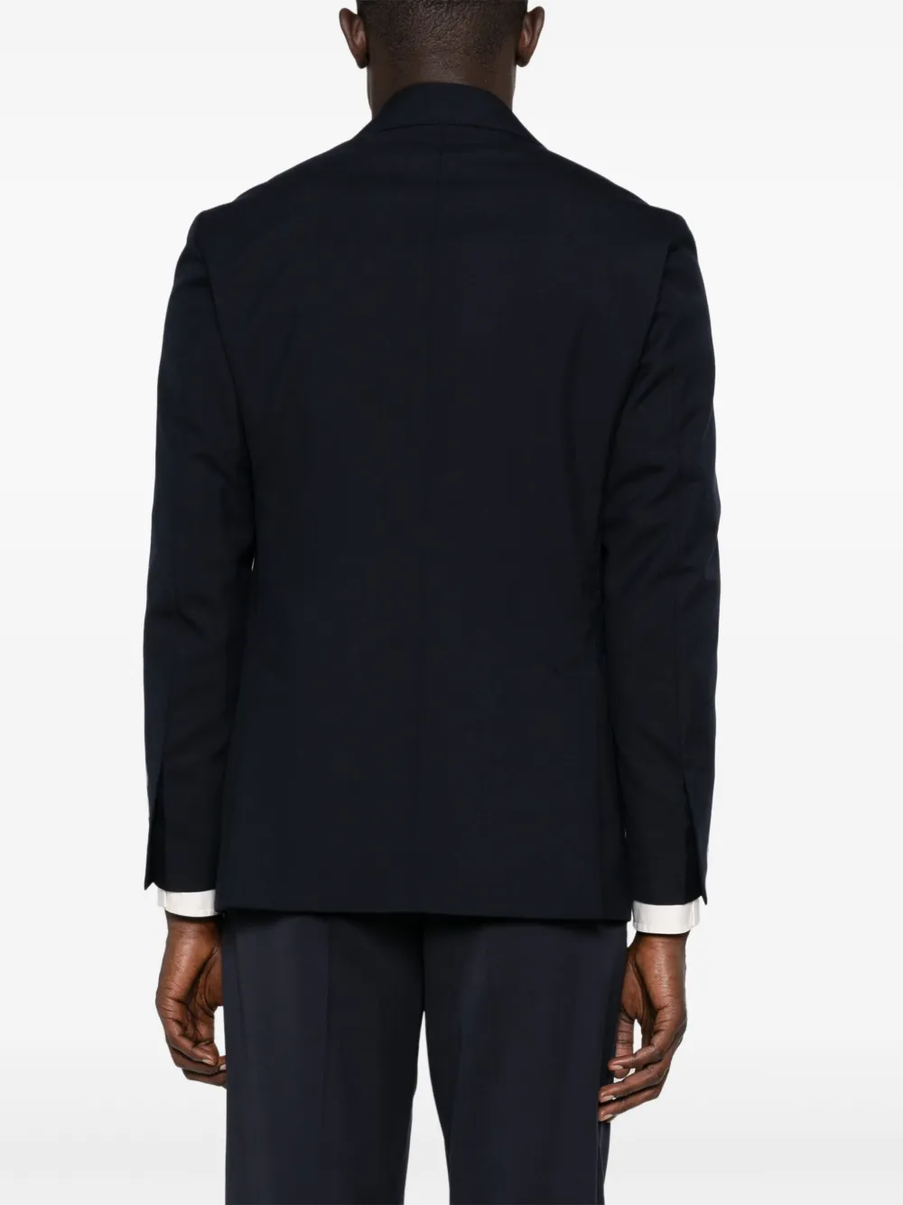 Lardini Wollen blazer Blauw