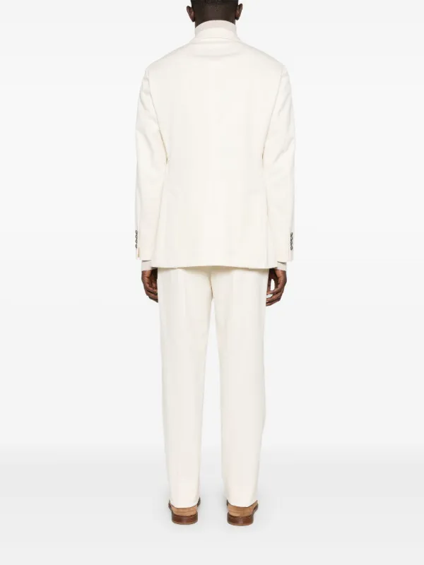 Brunello Cucinelli プリーツ スーツ | ニュートラル | FARFETCH JP