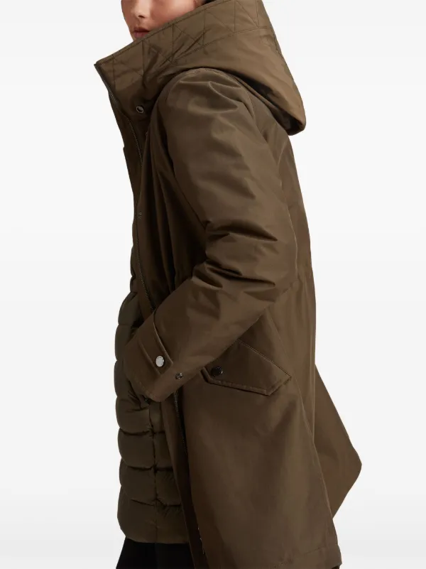 Woolrich Authentic In Parka Green FARFETCH IN