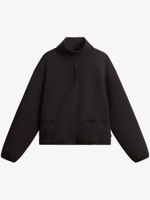 Woolrich fleece zipped sweatshirt