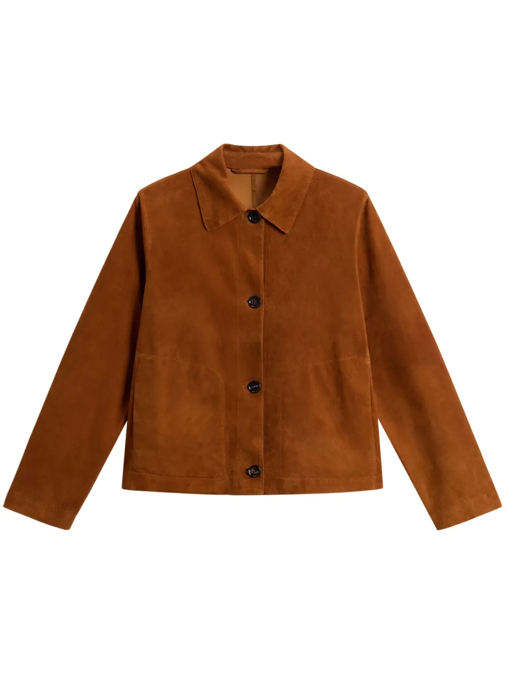 Woolrich Licht suède jack Oranje