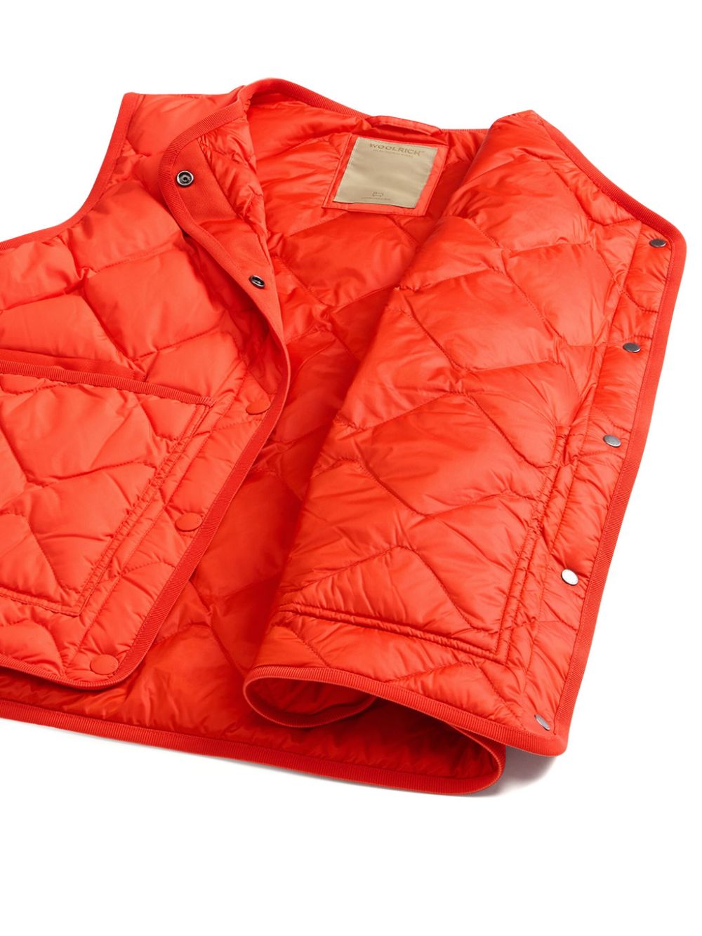 Shop Woolrich Heritage Gilet In Orange