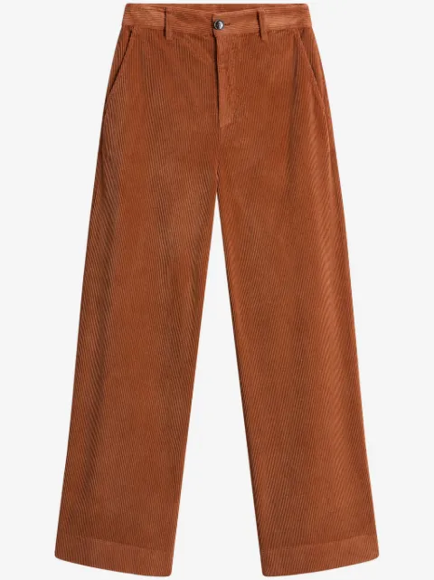 Woolrich Calça reta de veludo cotelê