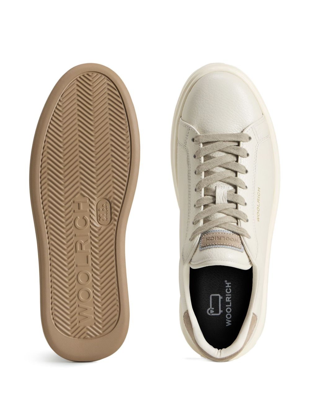 Woolrich Sneakers met ronde neus Beige