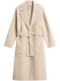 Woolrich belted wool coat - Neutrals
