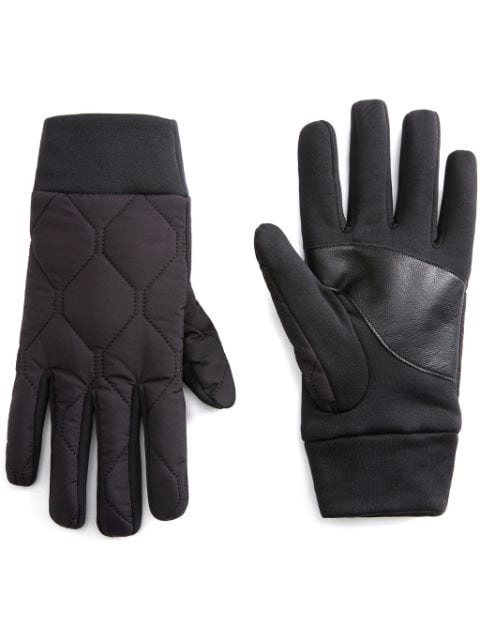 Woolrich quilted leather gloves