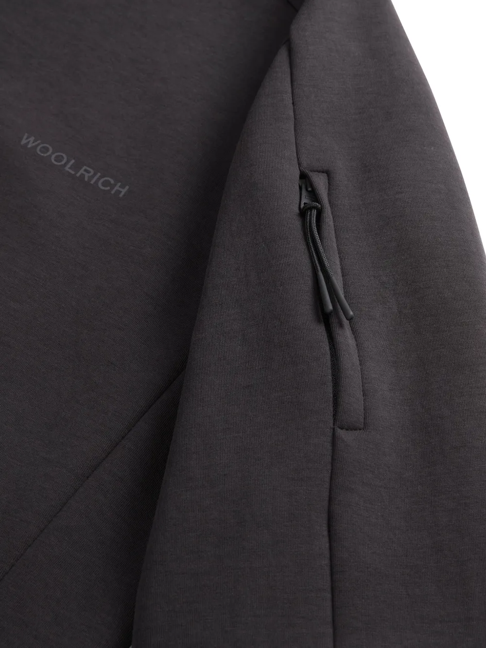 Woolrich Sweater met logoprint Zwart