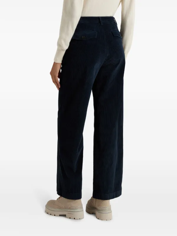 Woolrich Corduroy straight-leg Pants Blue FARFETCH IN